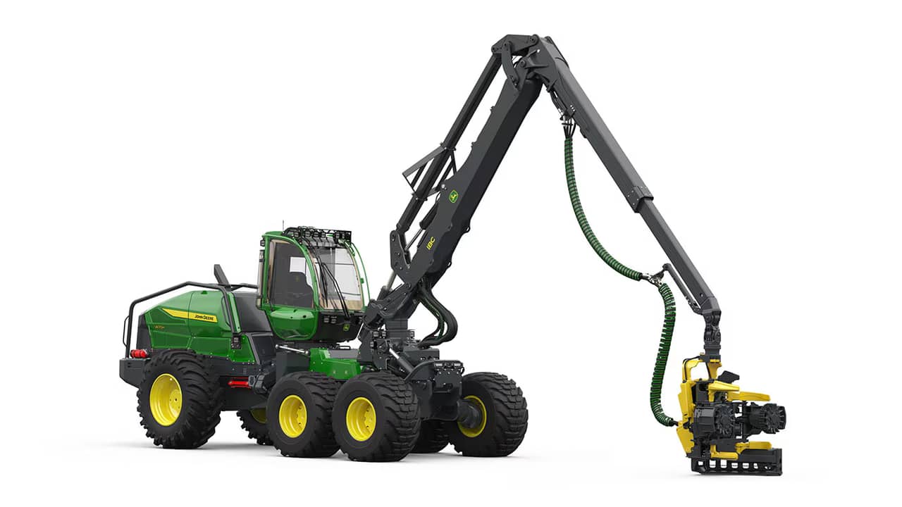 John Deere 1470H Wheeled Harvester - Premium H-Series Forestry Equipment