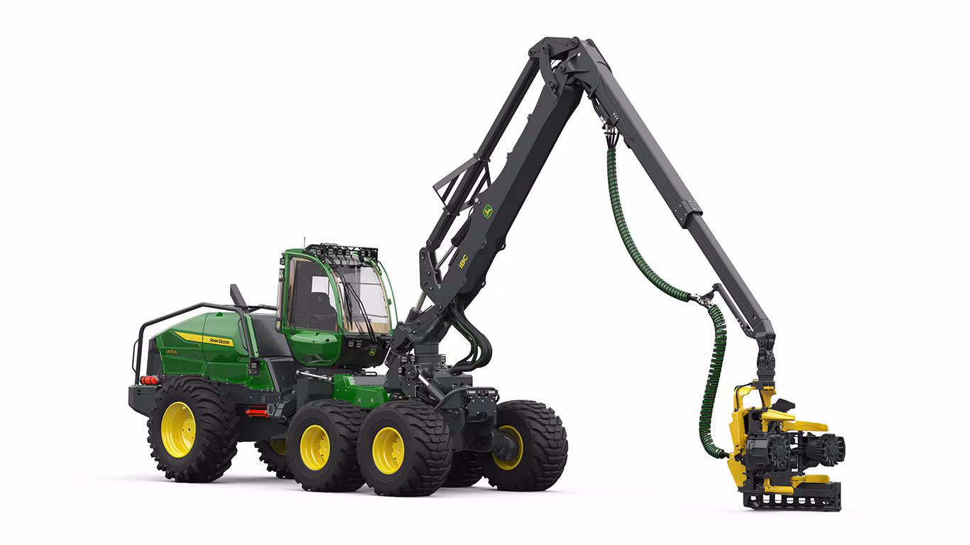 John Deere 1470H Wheeled Harvester - Premium Forestry Equipment