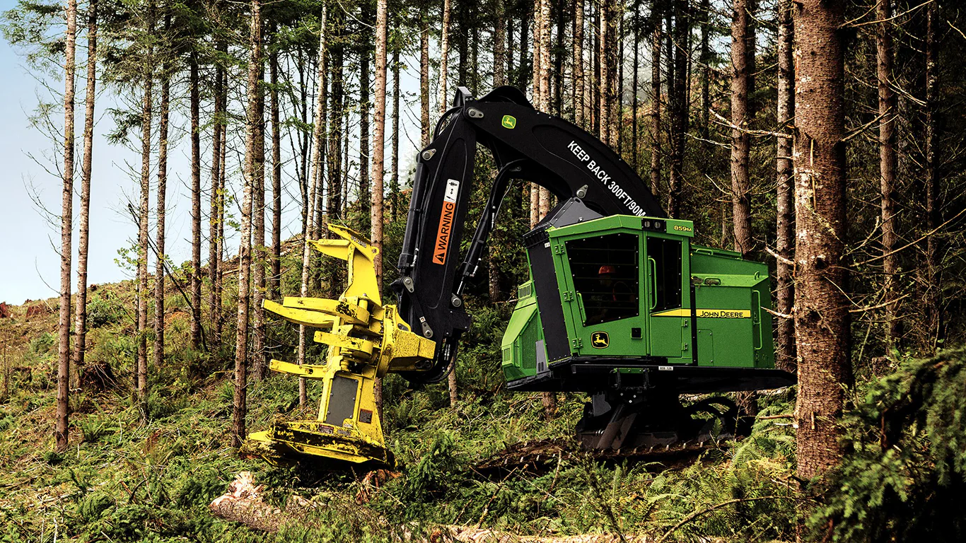John Deere 859M Tracked Feller Buncher - Professional Forestry Equipment