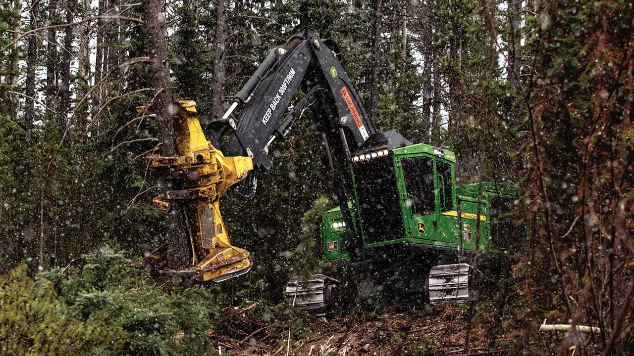 John Deere 953M Tracked Feller Buncher - Heavy-Duty Forestry Equipment