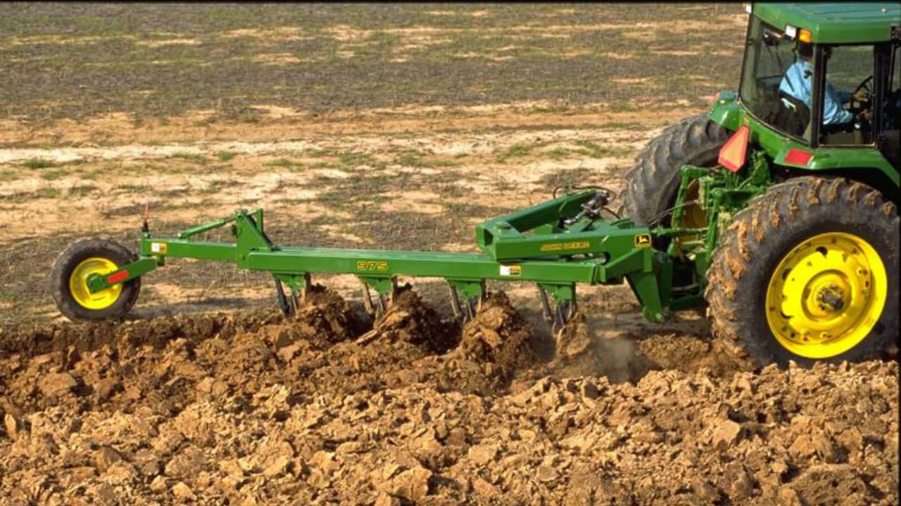 John Deere 975 Reversible Plow - Heavy Duty Tillage Equipment