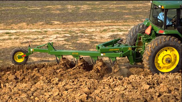 John Deere 975 Reversible Plow - Heavy Duty Tillage Equipment