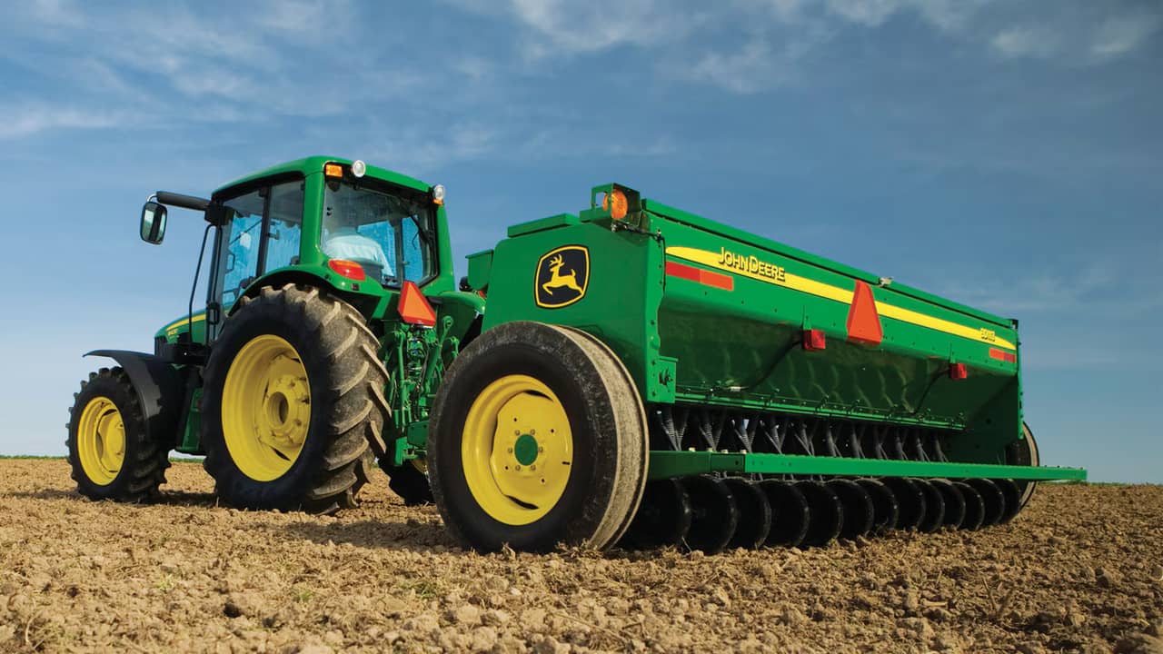 John Deere BD11 Series End Wheel Grain Drills - Precision Seeding Equipment