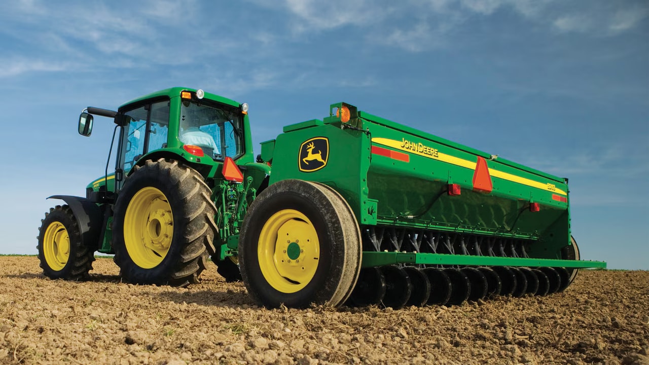 John Deere BD11 Series End Wheel Grain Drills - Precision Seeding Equipment