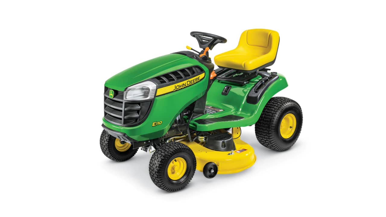 John Deere E110 Lawn Tractor - Residential Lawn Care Equipment