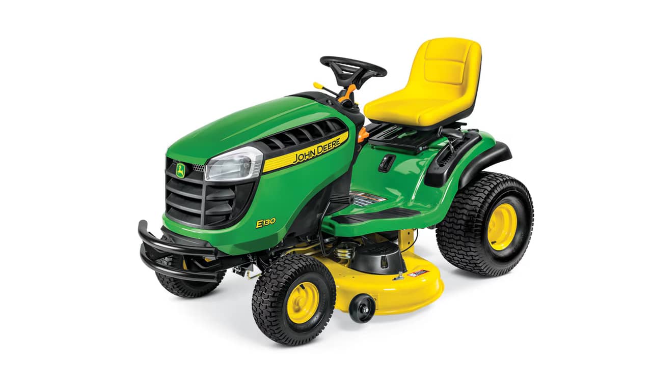 John Deere E130 Lawn Tractor - Mid-Range Lawn Care Equipment