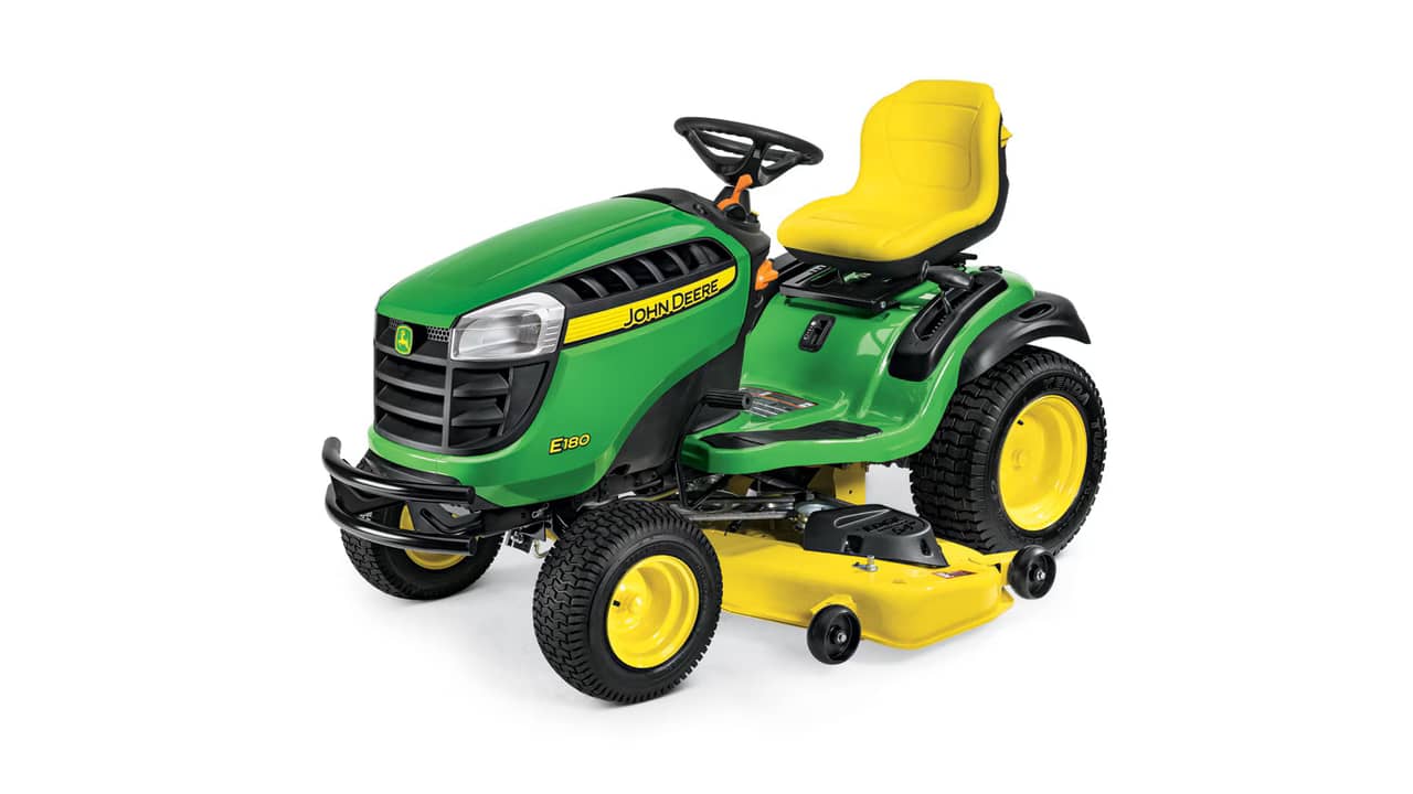 John Deere E180 Lawn Tractor - Premium Lawn Care Equipment
