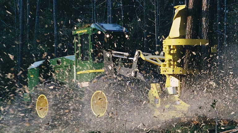 John Deere FD22B Felling Head - Drive-to-Tree Forestry Equipment