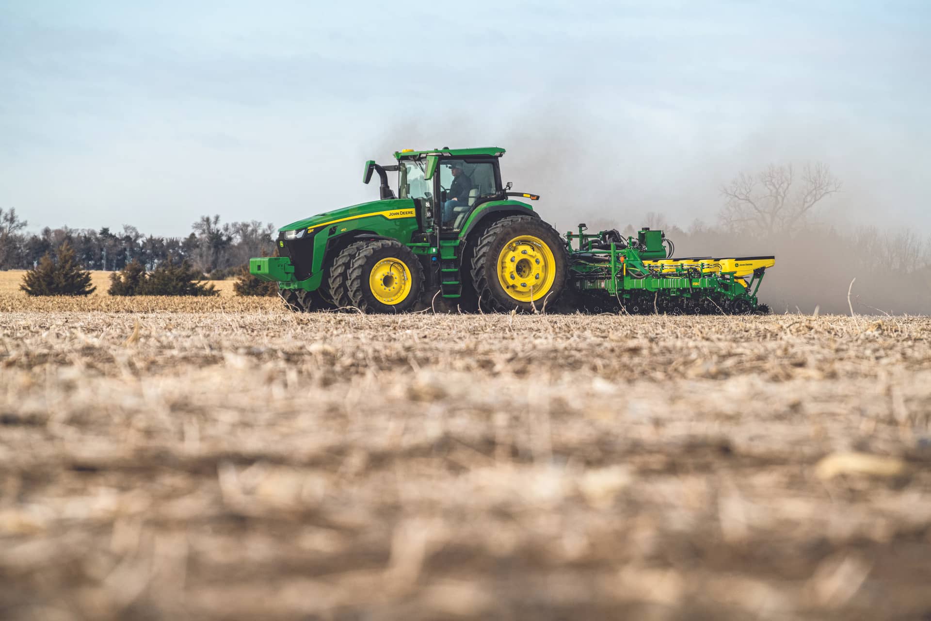 John Deere 8R Series Tractor - High Horsepower Agricultural Equipment