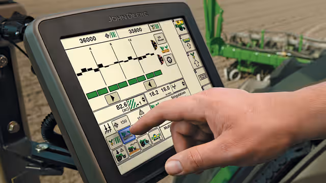 John Deere Operations Center Dashboard for farm data management